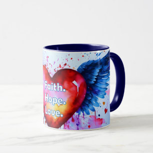 Faith. Hope. Love. coffee mug