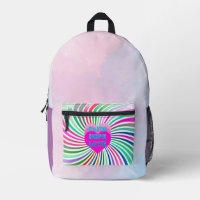 Faith Hope Love Colourful Hearts Backpack