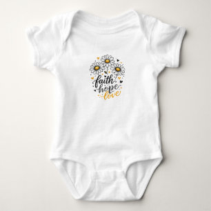Faith, Hope, Love & Daisies Bodysuit