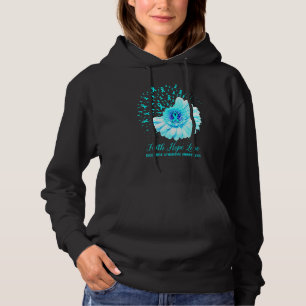 Faith Hope Love Digeorge Syndrome Awareness Surviv Hoodie