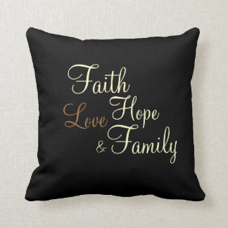 Faith Hope Love Family - Pillow