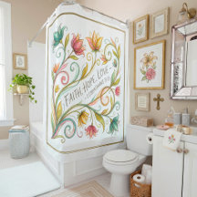 Faith Hope Love floral