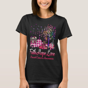 Faith Hope Love Gnome Truck Pumpkin Skull Butterfl T-Shirt