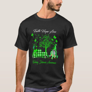 Faith Hope Love Gnomes Kidney Disease Awareness T-Shirt