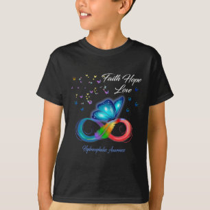 Faith Hope Love Hydrocephalus Awareness T-Shirt