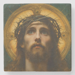 Faith Hope Love Jesus Christ Christian Gift Stone Coaster