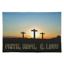 Faith, Hope,  & Love Jesus Christ Cross