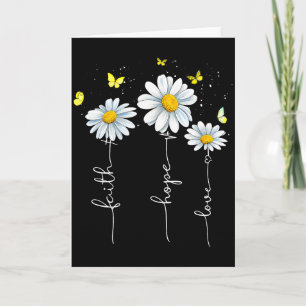 Faith Hope Love Jesus Christian Cross God Faith Fl Card