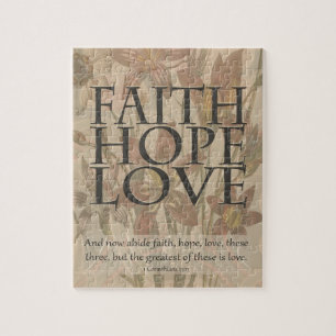 Faith,Hope,Love Jigsaw Puzzle