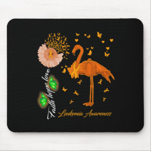 Faith Hope Love Leukaemia Awareness Mouse Mat