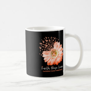 Faith Hope Love Leukemia Awareness Orange Ribbon D Coffee Mug
