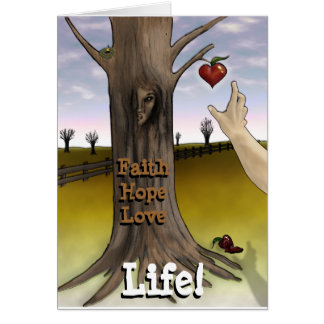 Faith Hope Love Life Card - Little Things Card