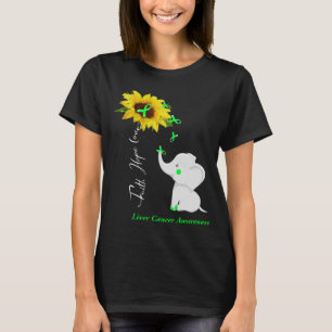 Faith Hope Love Liver Cancer Awareness T-Shirt