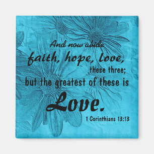 faith, hope, love magnet