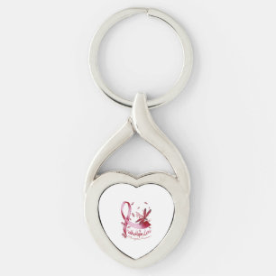 Faith Hope Love Meningitis Awareness Dragonfly Key Ring