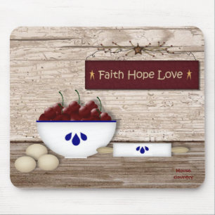 Faith Hope Love Mousepad