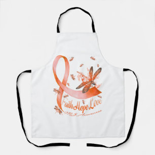 Faith Hope Love MS Awareness Dragonfly Apron