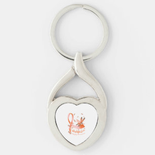 Faith Hope Love MS Awareness Dragonfly Key Ring