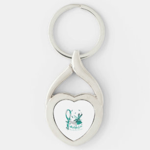 Faith Hope Love Panic Disorder Awareness Dragonfly Key Ring