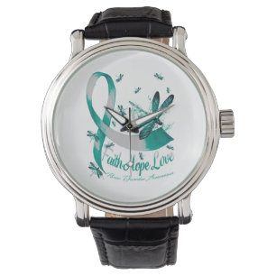 Faith Hope Love Panic Disorder Awareness Dragonfly Watch