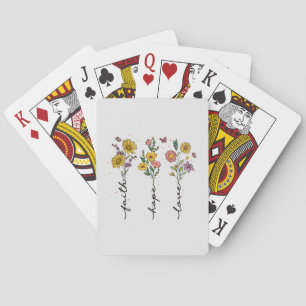 Faith-Hope-Love Playing Cards