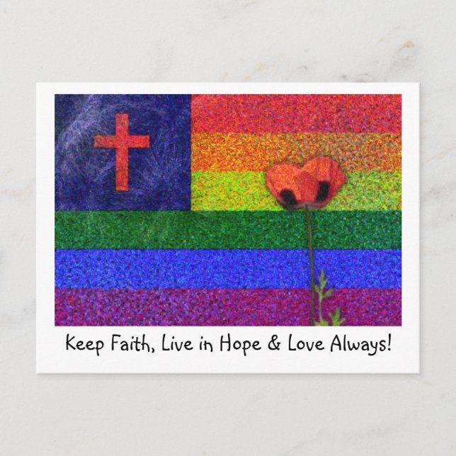 FAITH HOPE & LOVE POSTCARD (Front)