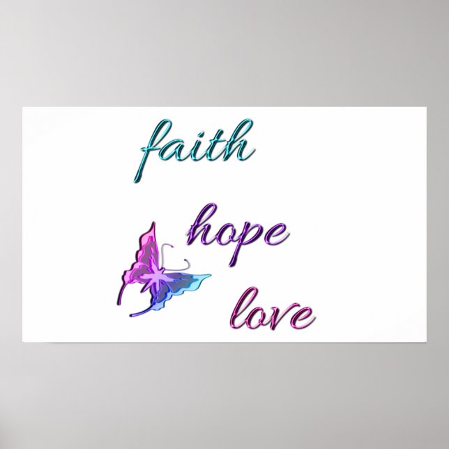 Faith Hope Love Poster (Front)