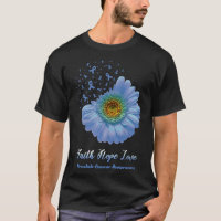 Faith Hope Love Prostate Cancer Awareness Flower B