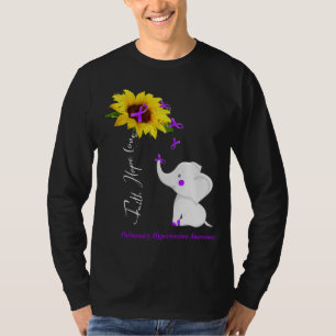 Faith Hope Love Pulmonary Hypertension Awareness T-Shirt