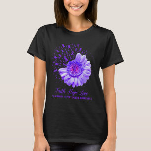 Faith Hope Love Pulmonary Hypertension Awareness T-Shirt