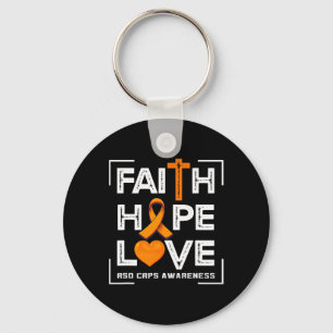 Faith Hope Love Rsd Crps Awareness 1 Key Ring