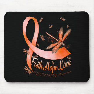Faith Hope Love RSD CRPS Awareness Dragonfly  Mouse Mat