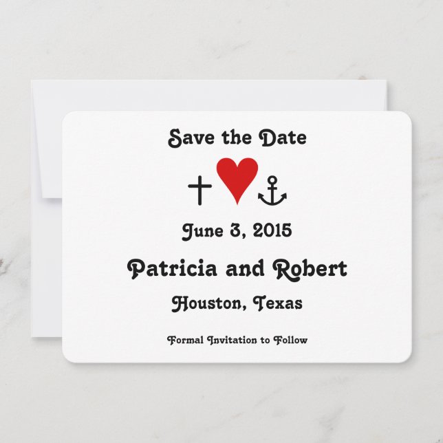Faith Hope Love | Save the Date (Front)