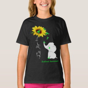 Faith Hope Love Scoliosis Awareness T-Shirt