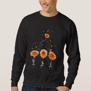 Faith Hope Love Sunflower Multiple Sclerosis Aware Sweatshirt