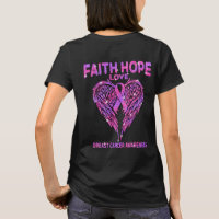 Faith Hope Love Wings Breast Cancer Awareness