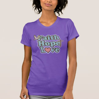 Faith Hope Love Womens T-Shirt