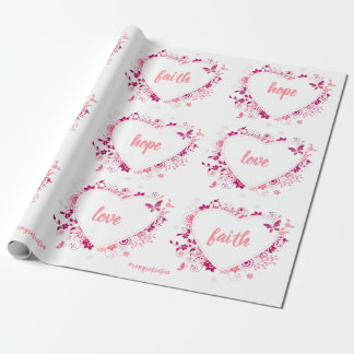 Faith, hope & love Wrapping Paper