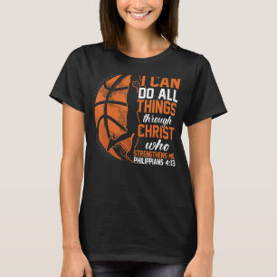 Faith I can do all things through christ christian T-Shirt