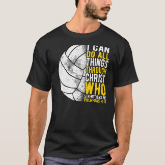 Faith I can do all things through christ christian T-Shirt
