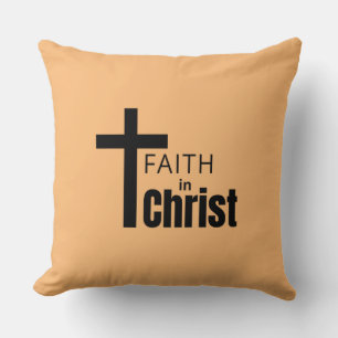 Faith In Christ Throw Pillow