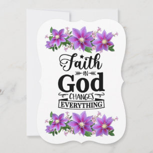 faith in god christian design