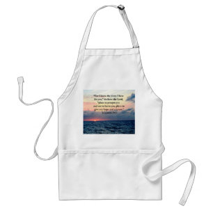 FAITH IN JEREMIAH 29:11 SUNRISE VERSE STANDARD APRON