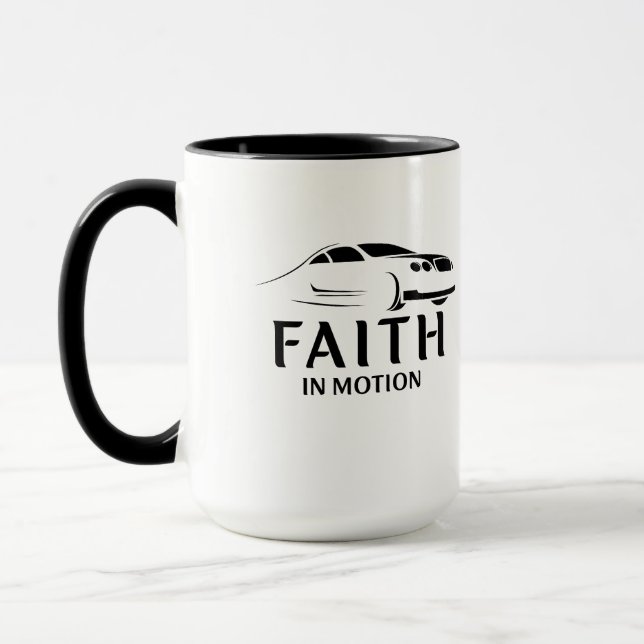 Faith In Motion  Mug (Left)