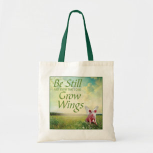 Faith In Pigs Tote Bag