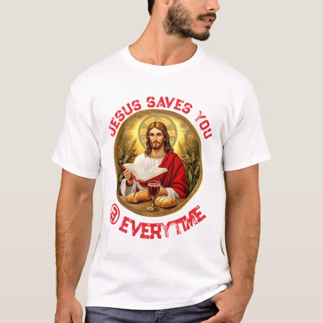 Faith in Style – Jesus Christ T-Shirt Collection (Front)