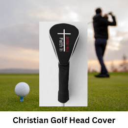 Faith In The Blood Christian Cross  Golf Head Cover
