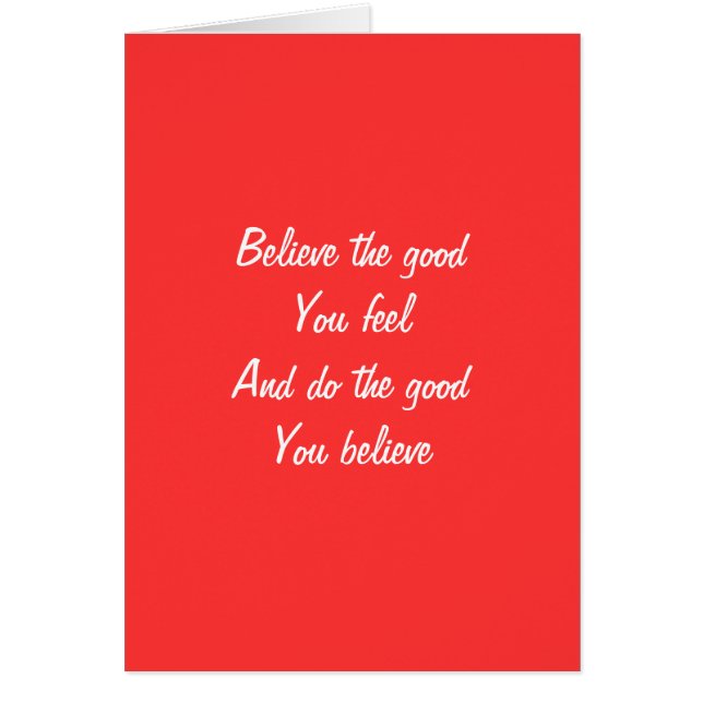 Faith in yourself (Front)