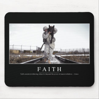 Faith: Inspirational Quote Mouse Mat