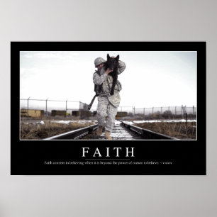Faith: Inspirational Quote Poster